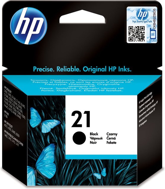 HP 21 Tintenpatrone Schwarz für Tintenstrahldrucker - Bild 1