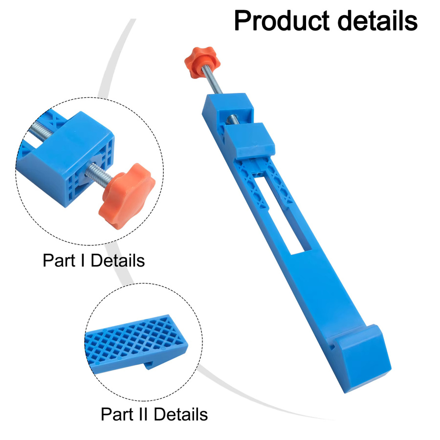 DAZZLEEX Einstellbare Schneidemaschinen Basis Guide für Kreissägen und Fräsen in Blau - Bild 5
