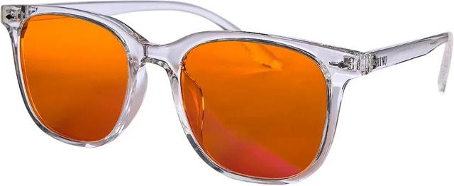 SHINU Blaulichtblockierende Brille, Square, Kunststoff, Orange, Unisex - Bild 1