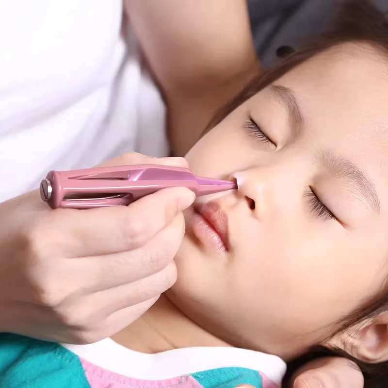 Sichere Reinigungspinzette für Babys und Kleinkinder zur Reinigung von Nase, Ohr und Nabel in Pink - Bild 3