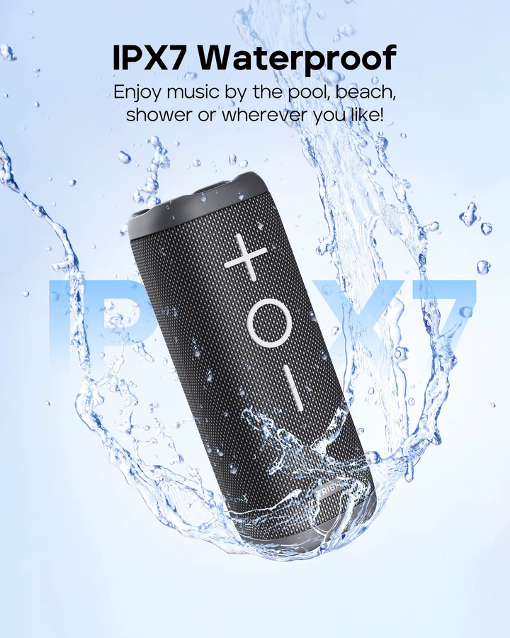 Tribit StormBox 2 Tragbarer Bluetooth-Lautsprecher, 34W Leistung, IPX7 Wasserdicht, Schwarz, 24 Stunden Spielzeit - Bild 5