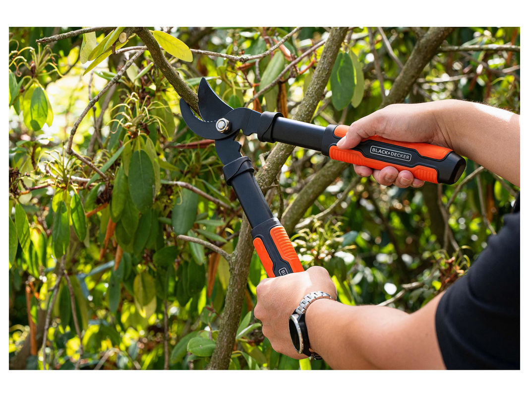 BLACK & DECKER Ambossschere aus Stahl und Kunststoff mit 15 Zoll Schneidlänge - Bild 2