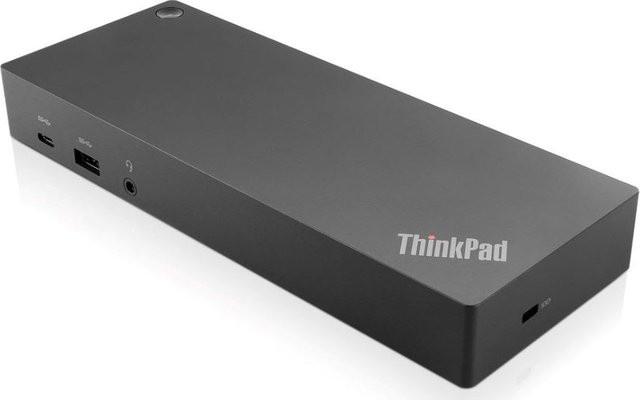 Lenovo ThinkPad Hybrid USB-C und USB-A Dockingstation in Schwarz mit 4K UHD Unterstützung - Bild 1