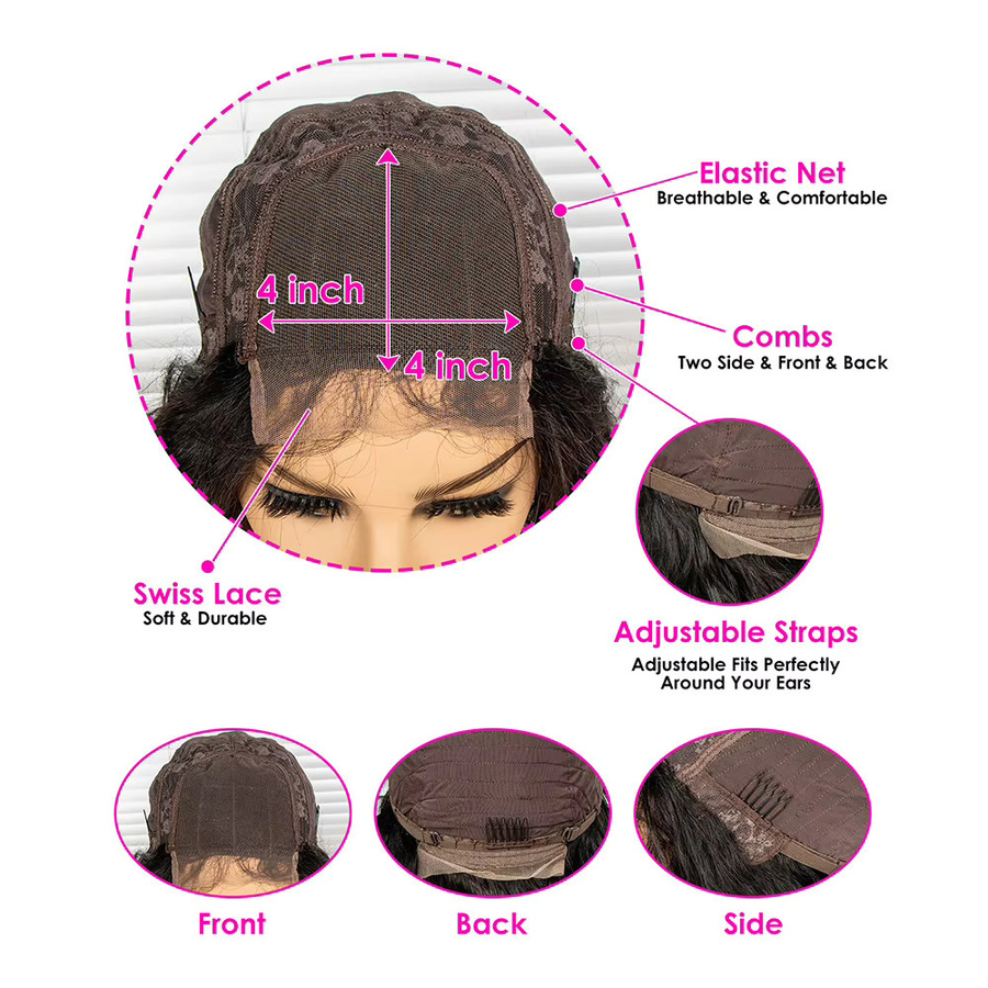 SISTER HAIR Echthaar-Perücke, gewellt, 30,5 cm, Damen - Bild 3