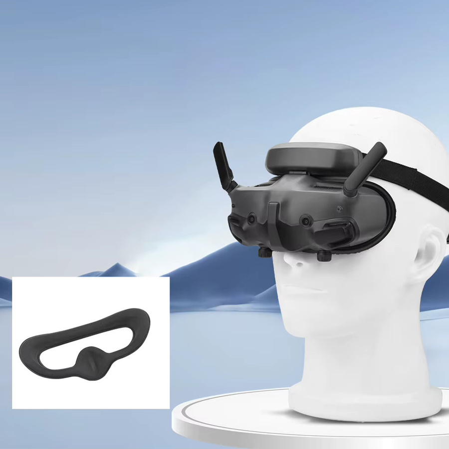 DJI Schwamm-Augenpolster und Gesichtskissenbezug in Schwarz für Goggles 2 und Goggles 3 - Bild 4