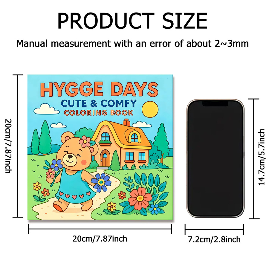 HYGGE DAYS Malbuch für Erwachsene mit gemütlichen Alltagsaktivitäten und niedlichen Motiven, Mehrfarbig - Bild 2