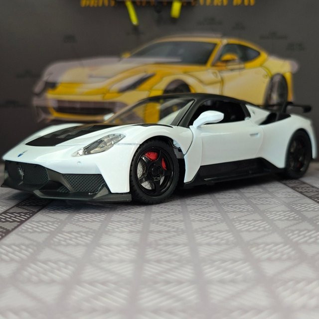 WELLY GT2 Supercar-Modell, Spielzeugfahrzeug, 1:24, Metall, mit Licht und Sound, Rückziehfunktion - Bild 1