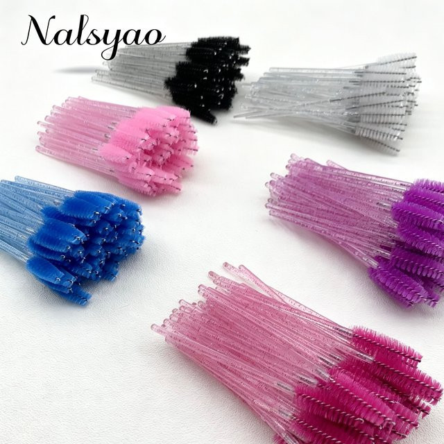 CNKESS Mascara-Bürste Kristall-Wimpernverlängerer Einweg-Applikator, 50 Stück, Unisex - Bild 1
