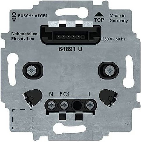 Busch-Jaeger Schalter Aufputz Grau 2CKA006800A3050 - Bild 1