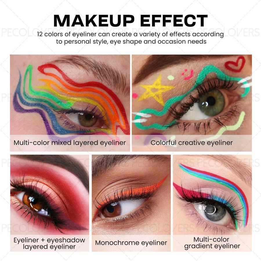Flüssiger Eyeliner, glänzend, Unisex - Bild 6