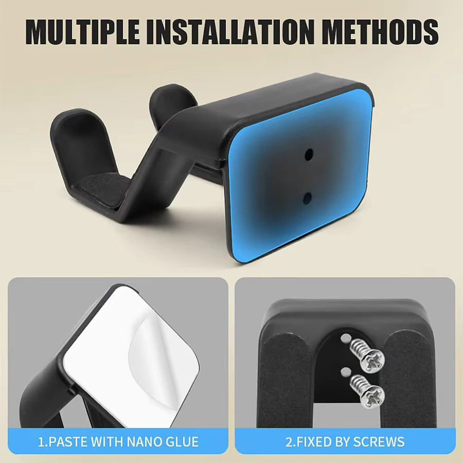TECTINTER Universal Wandhalterung in Weiß für Controller und Headsets, kompatibel mit PS5, PS4, Switch Pro und Xbox One - Bild 5