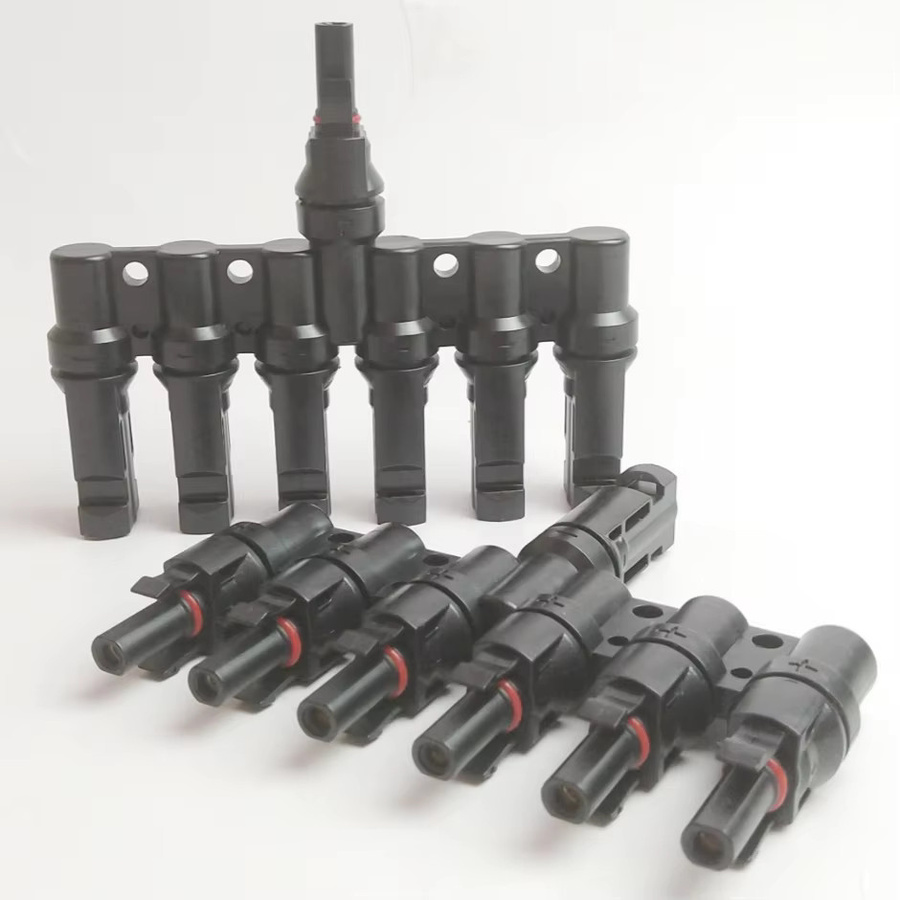 Solar PV Zweig Anschlüsse Solar Energie Adapter Solar Panel Kabel Splitter Koppler Combiner in Schwarz - Bild 5