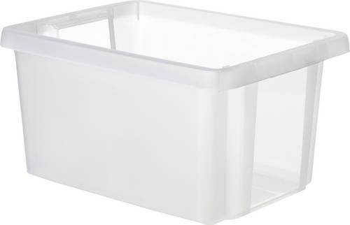 Curver Essentials Drehstapelbox Aufbewahrungsbox 16L, transparent - Bild 1