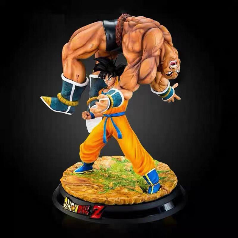 Yiran toy 1 Dragon Ball Goku trägt Nappa Statue Anime Figur 19cm - Bild 2