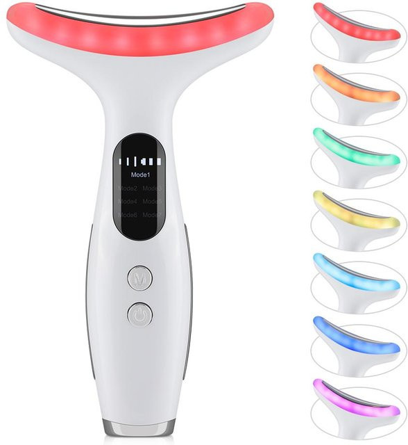 Hailicare Mikrostrom Gesichts-Nacken-Massagegerät mit LED IPL, Unisex - Bild 1