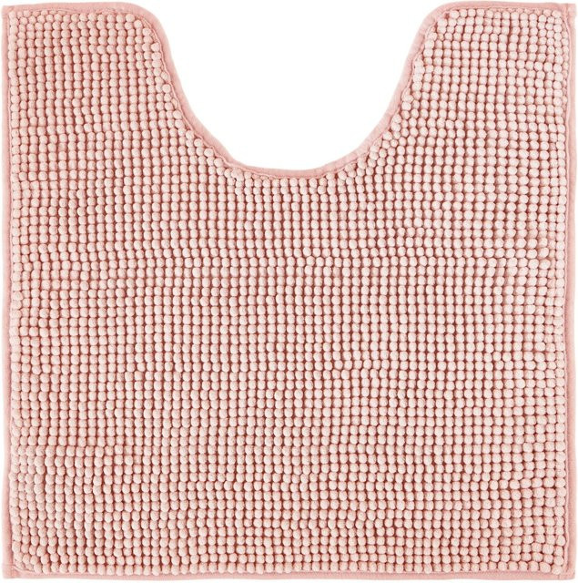 Modern Living WC-Vorleger Nelly in Pink, rutschfest und fußbodenheizunggeeignet, B/B: 50 x 50 cm - Bild 1