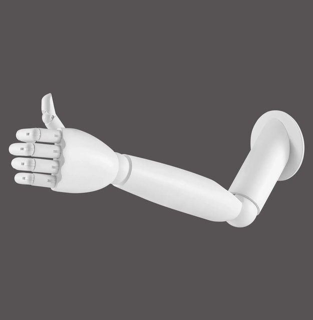 Just Light Wandleuchte Hold it Arm in Weiß mit verstellbarem Arm im Retrolook - Bild 1