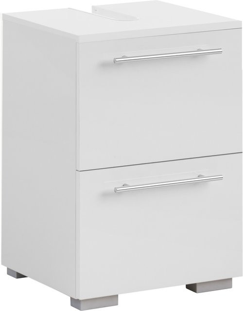 Schildmeyer Waschbeckenunterschrank Carlos in Weiss, B/H/T: 40,2 x 59,1 x 35 cm - Bild 1