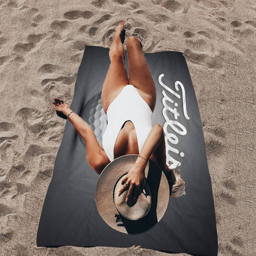 T-T-titl-ei-stS Mikrofaser Strandtuch Saugfähig und Schnelltrocknend, Breite: 40 cm, Höhe: 60 cm - Bild 3