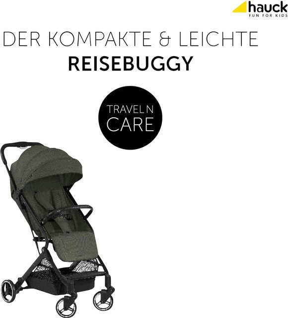 Hauck TravelNCare Buggy in Grün mit Federung und faltbarer Konstruktion - Bild 1