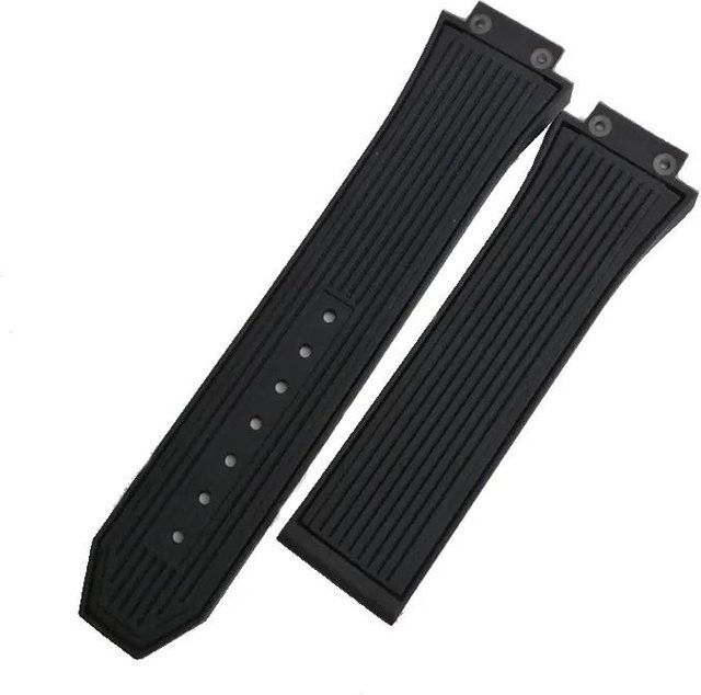 RUIYI Uhrenarmband Silikon, Schwarz, Unisex - Bild 1