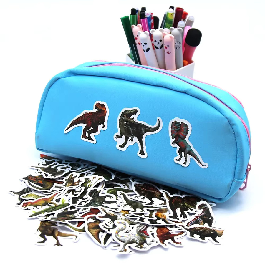Bandai Dinosaurier-Aufkleber, 100-teiliges Set, multicolour - Bild 4