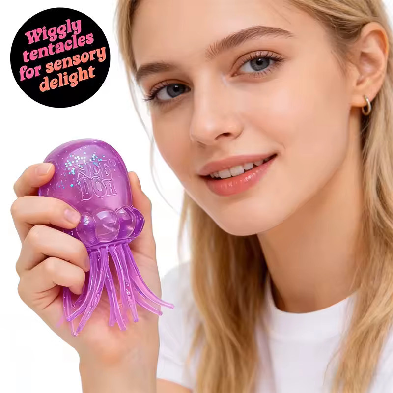 Bandai Nee Doh Quallen-Quetschspielzeug, sensorisches Wasser-Quetschspielzeug - Bild 3