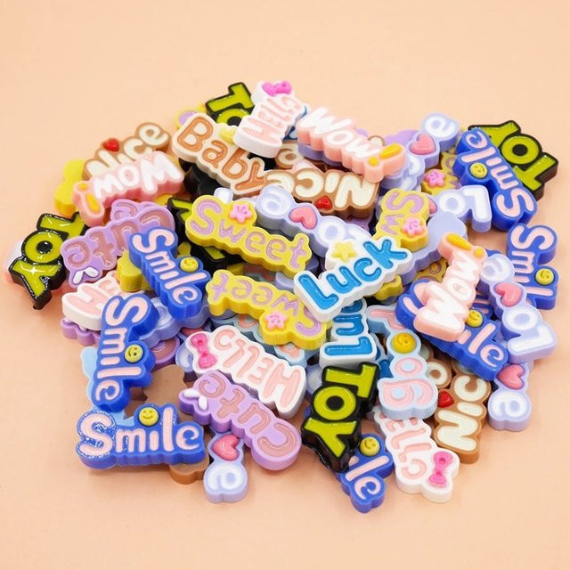 10 Stück Harz Cabochons mit Baby-Motiven in Multicolour für Scrapbooking und DIY-Dekorationen - Bild 1