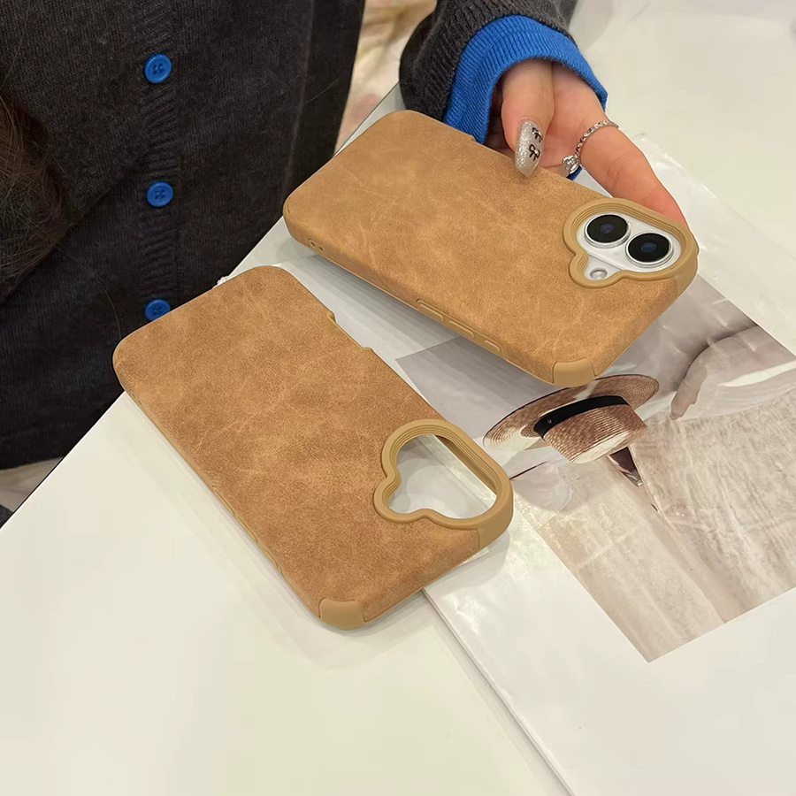 Caynes Matte Cortex Handyhülle für iPhone in Beige, stoßfest - Bild 2