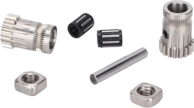 Prusa Extrusionsrad-Kit aus gehärtetem Stahl für FDM 3D-Drucker in Grau/Silber - Bild 1