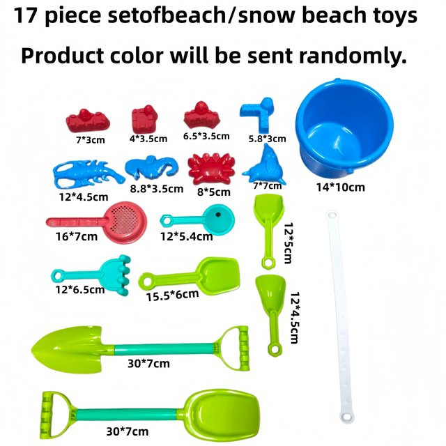 Linyi toy Strand Spielzeugsammlung bunt, ab 3-6 Jahre - Bild 1