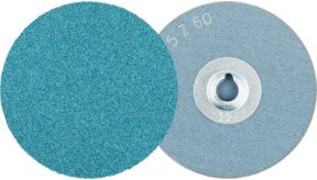 PFERD TOOLS COMBIDISC Zirkon Schleifblatt CD Ø 75 mm Z60 für gehärteten Stahl, Farbe: Türkis - Bild 1
