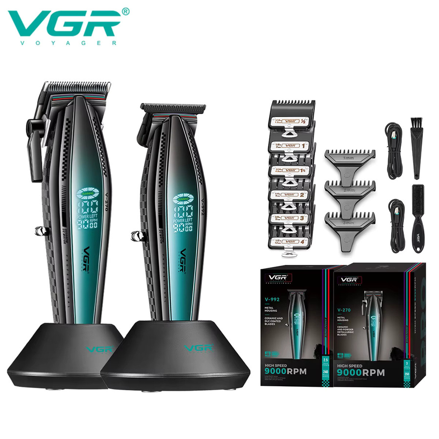 VGR V-992 V-270 Haarschneider für Herren, blau, mehrfarbig - Bild 2