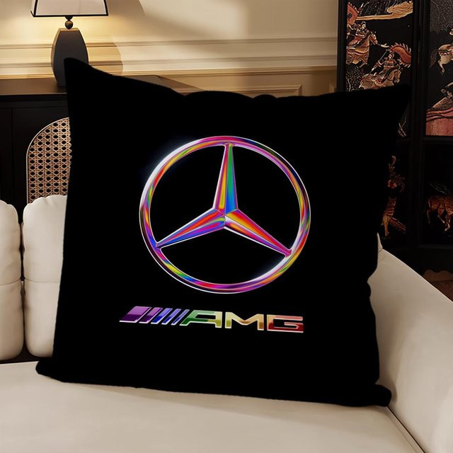 Sunset Pillow Kissenbezug Mercedes-Benz AMG Schwarz B/T/H: 61 x 61 x 0 cm - Bild 1