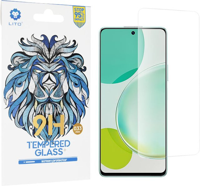 Lito Classic Displayschutzfolie aus gehärtetem Glas für Huawei nova 11i, Full Glue, 2.5D, transparent - Bild 1
