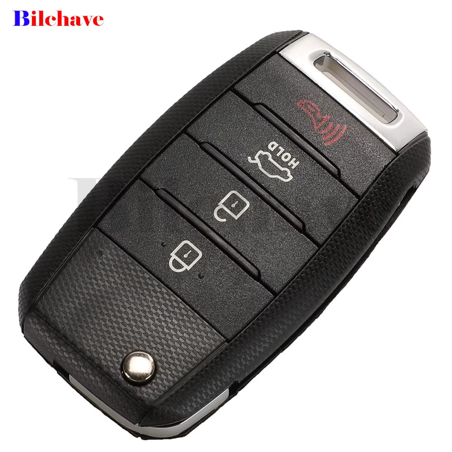 Jingyuqin Ersatzgehäuse für Kia Sorento und Carens Remote Key Fob Shell in Schwarz - Bild 3