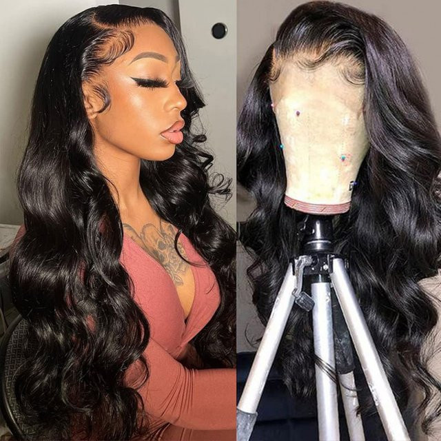 Suri Hair Body Wave Synthetische Lace-Front-Perücke, 150 % Dichte, Damen - Bild 1