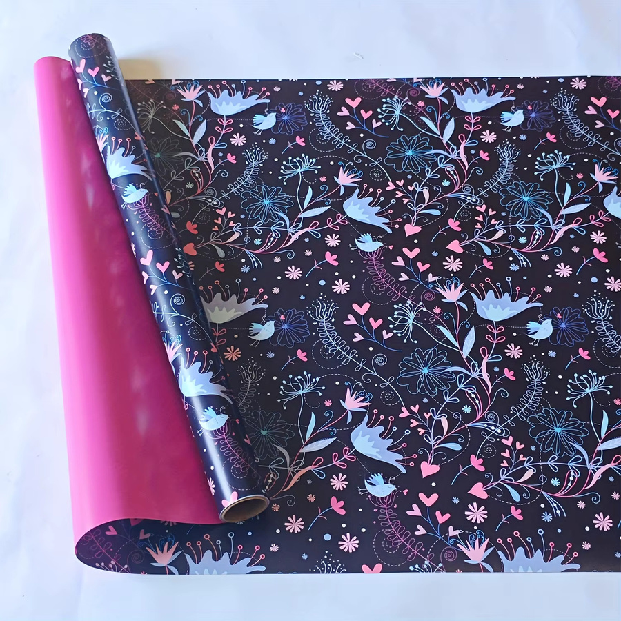 Elegante Geschenkpapierrolle für Scrapbooking und Partydekorationen, Breite: 43,18 cm, Länge: 299,72 cm - Bild 4