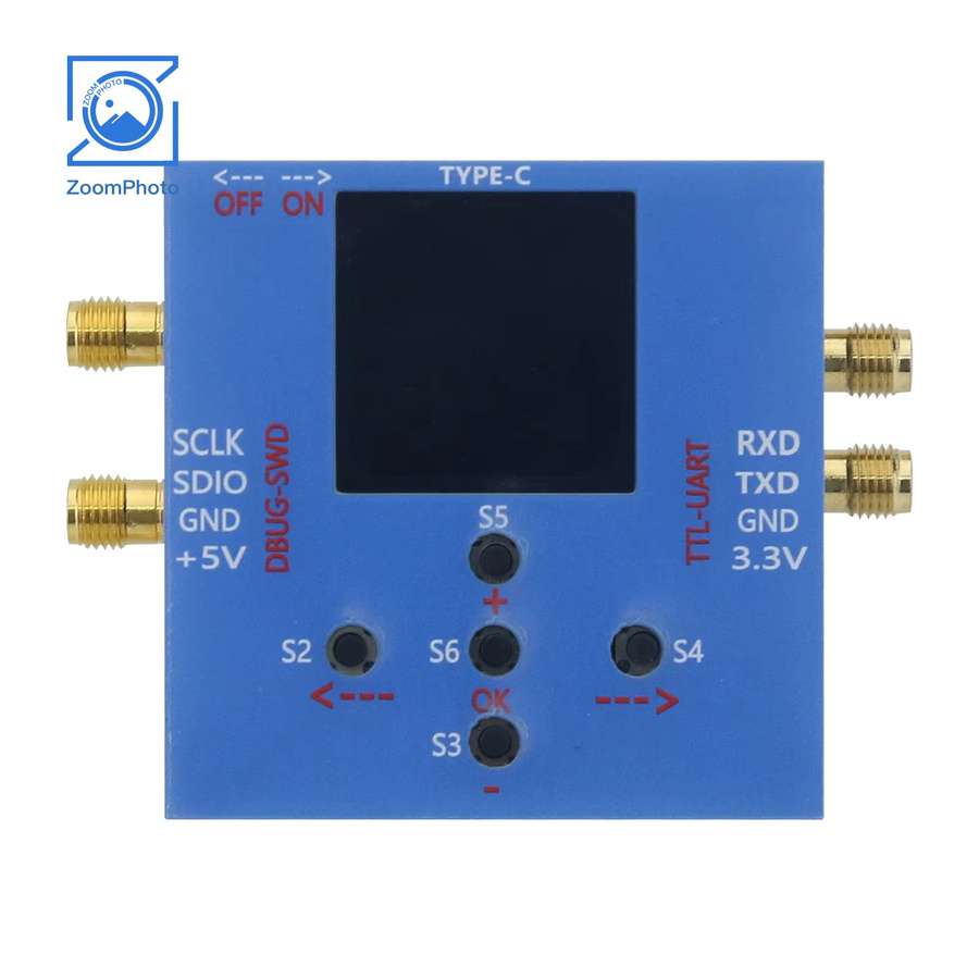 TZT LMX2595 V3 PLL-Kernplatine mit STM32-Steuerplatine und SMA-Buchsen für Hochfrequenz-Phase-Sperrschleifen (10 MHz-19 GHz) - Bild 2