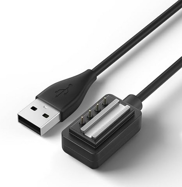 Suunto Ladekabel, Silikon, Schwarz, USB-A - Bild 1