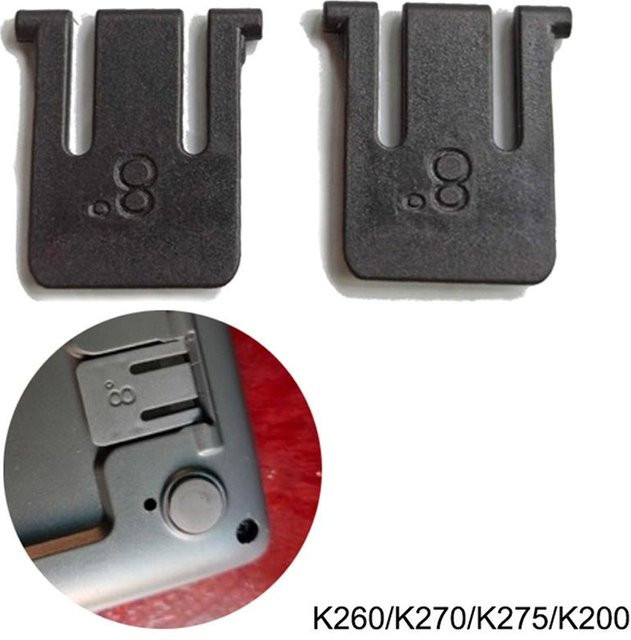 2 Stück Logitech Ersatzteile Tastaturhalterung Ständer für K270 MK270 K295 MK295 MK260 MK275 MK200 Tastaturgestell Fußstützen - Bild 1