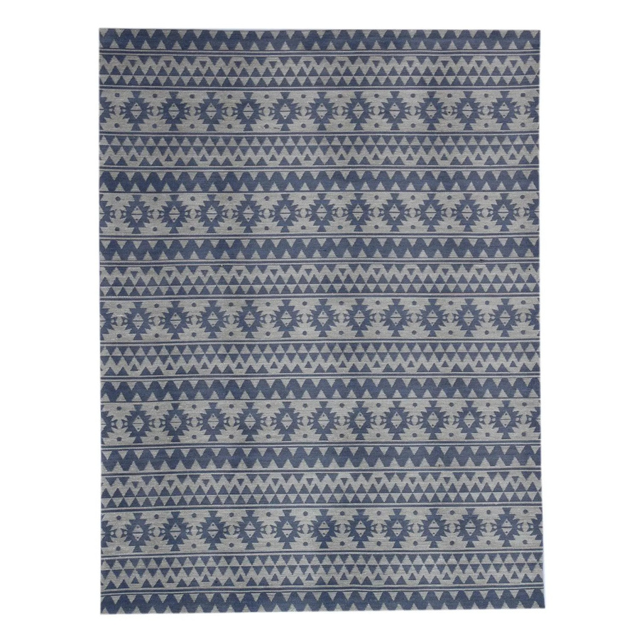 MeGusta Flachflor Teppich Luisa Vintage Hellblau aus Polyester, B: 160 cm, T: 230 cm - Bild 2