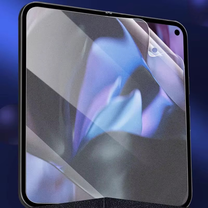 3-in-1 Hydrogel Displayschutzfolie für Google Pixel 10 9 Pro Fold und Pixel Fold, matt, TPU Ganzkörper-Aufkleber, transparent - Bild 3