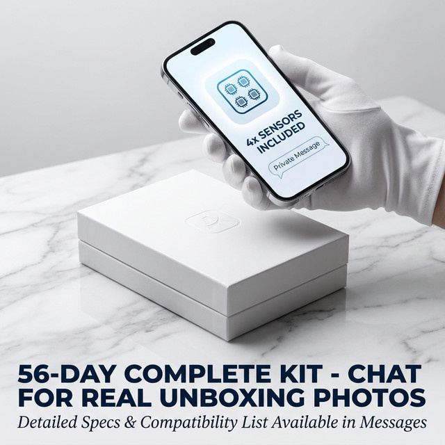 14-Tage Pro Bio-Sensor Kit White - 56-Tage Master Stoffwechsel-Tracking-Lösung mit 4 Sensoren für dein professionelles Gesundheitsmanagement - Bild 1