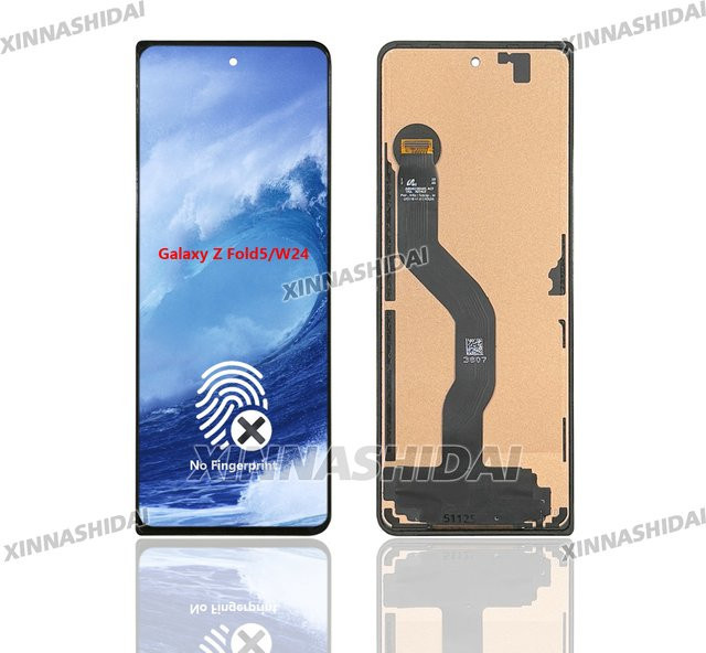 Samsung Galaxy Z Fold5 F946B/DS SM-F946U LCD-Display-Bildschirm-Ersatz mit Rahmen in Schwarz - Bild 1
