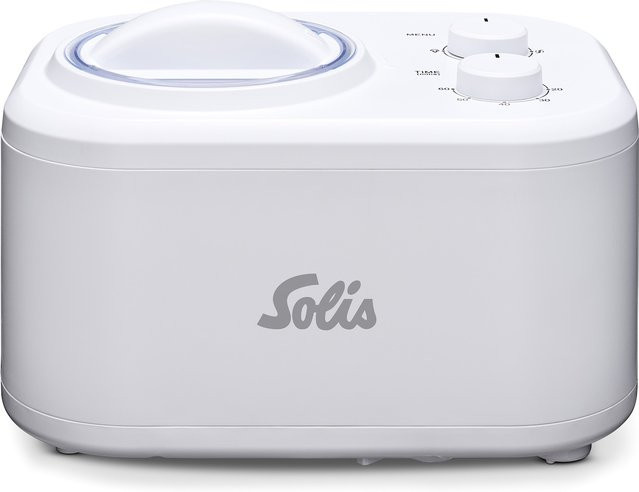 Solis Gelatissima Eismaschine mit Kompressor, 1 Liter, weiß/mehrfarbig, B/H/T: 36 x 26 x 36 cm - Bild 1