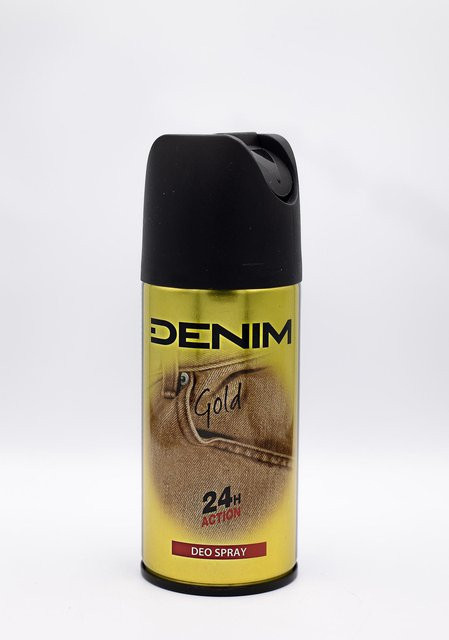 Denim Deodorant Spray Gold, 150 ml, Herren - Bild 1