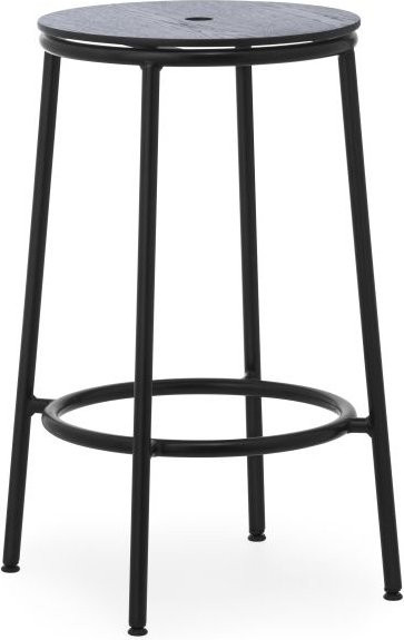 Normann Copenhagen Circa Barhocker Schwarz - Bild 1