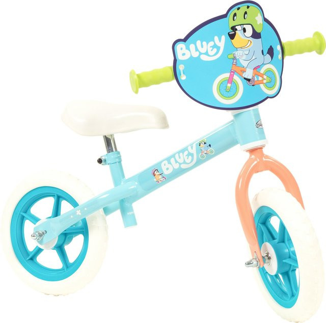 Toimsa Disney Bluey Laufrad für Kinder ab 2 Jahren in Blau mit 10 Zoll Rädern - Bild 1