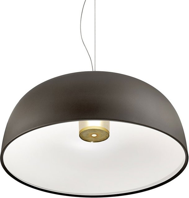 Lumina Tia 600 LED-Pendelleuchte in Bronze Metallic, dimmbar, rund aus Glas und Aluminium - Bild 1
